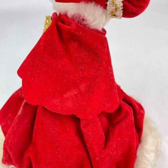 Vintage Christmas Caroler Musical Doll Animated Wind Up Made in Japan - Picture 9 of 11